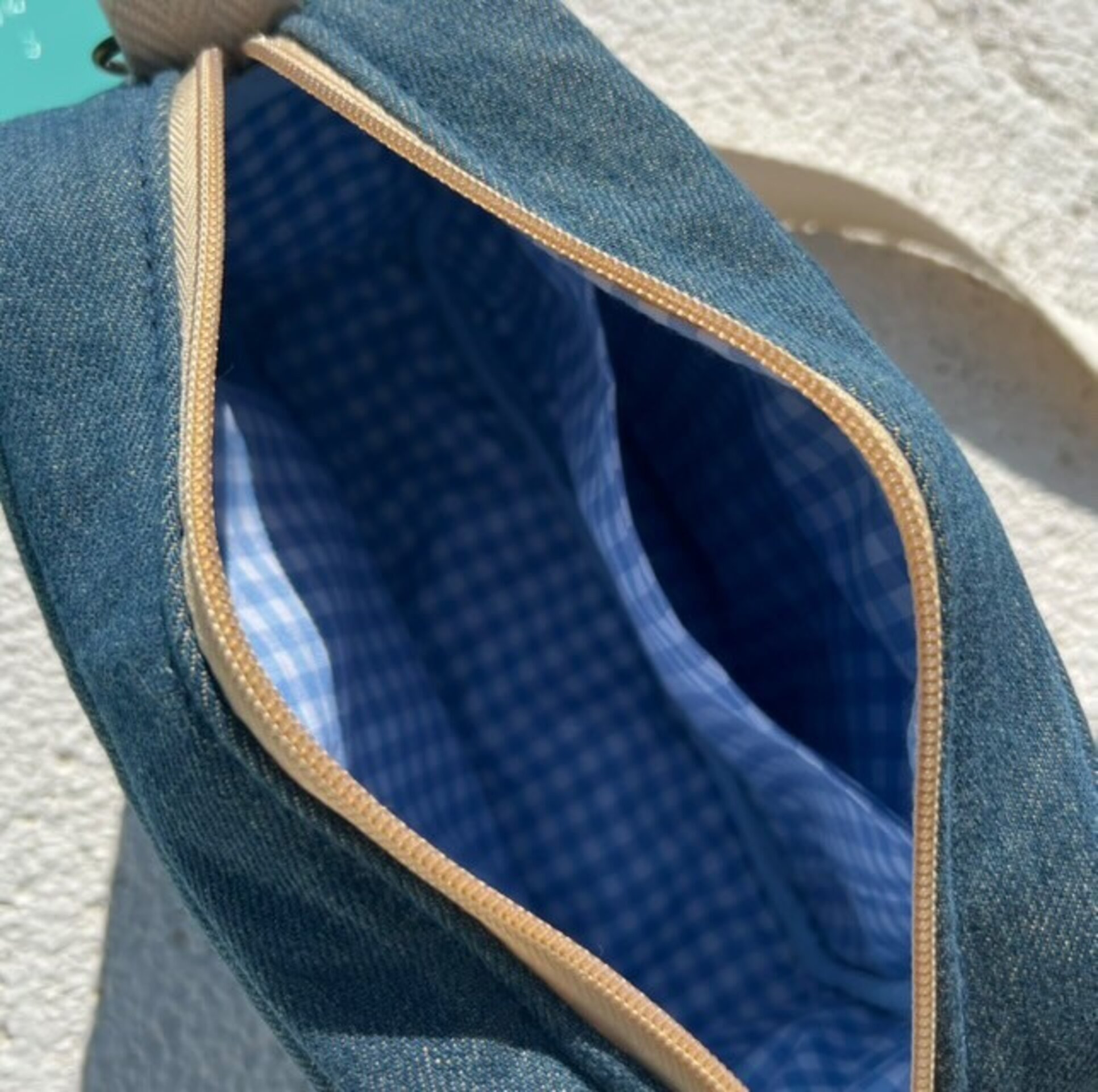 Bolso mini denim up - 2